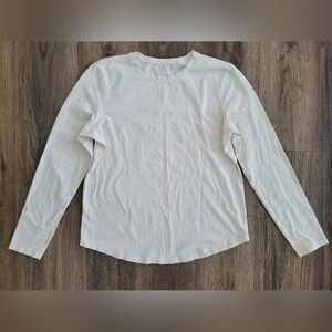 Lululemon White Long Sleeve Shirt